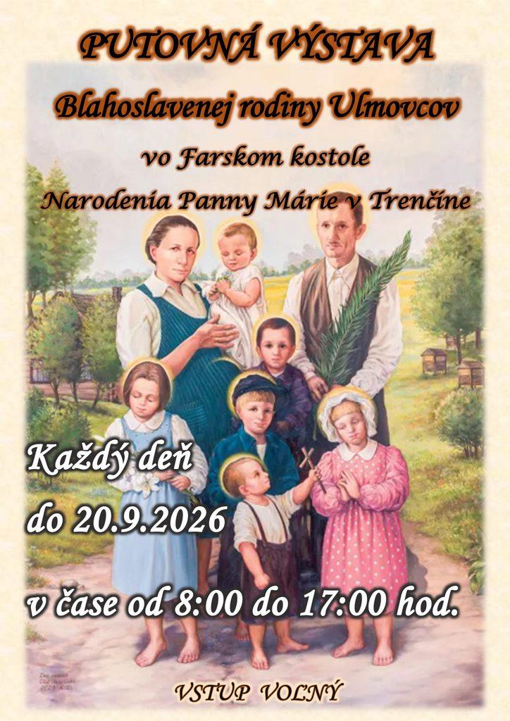 Výstava - Rodina Ulmovcov